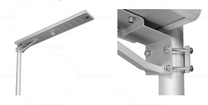 Installing the Lamp on the Lamp Pole